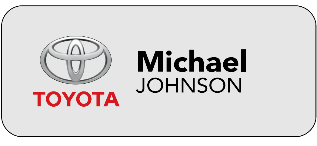 Toyota - Name Tag 